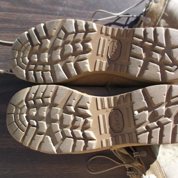 ALTAMA HOT WEATHER VENTED DESERT TAN COMABT BOOTS 7.5W VIBRAM SOLES JC 60121 main image 5